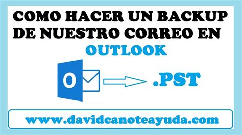 crear copias de seguridad de correo outlook online